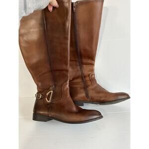 Alex Maria Brown Knee boots, size 7.5 M/W